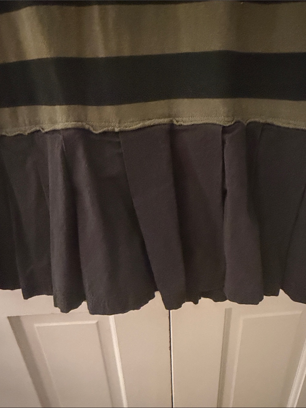 Free people Olive Green and Black Striped Polo Dress - Picture 3 of 7